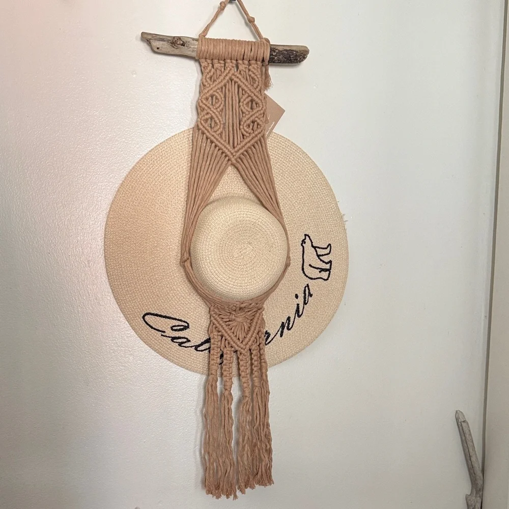 Neutral Macrame Wall Hanger - Cream Boho Wall Decor